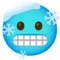 Cold Face emoji on Google